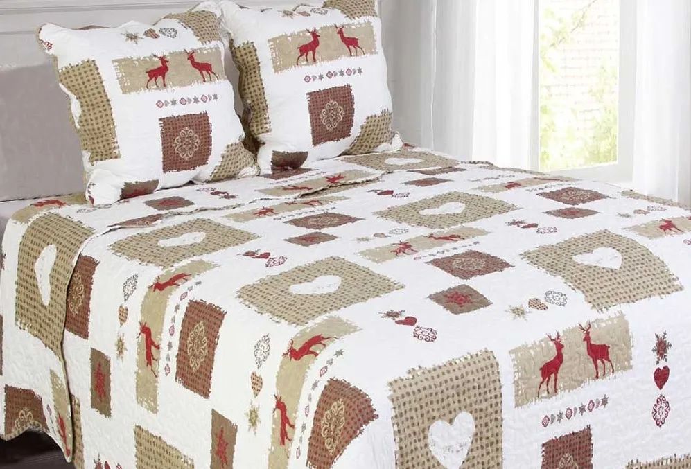 Couvre lit Montagne Megève